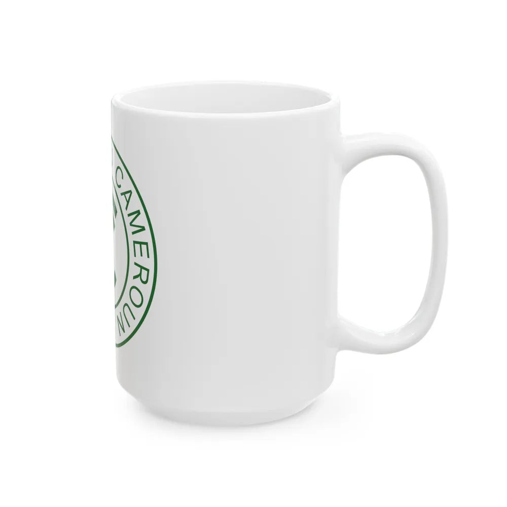 Emblem of French Cameroon - White Coffee Mug-Go Mug Yourself