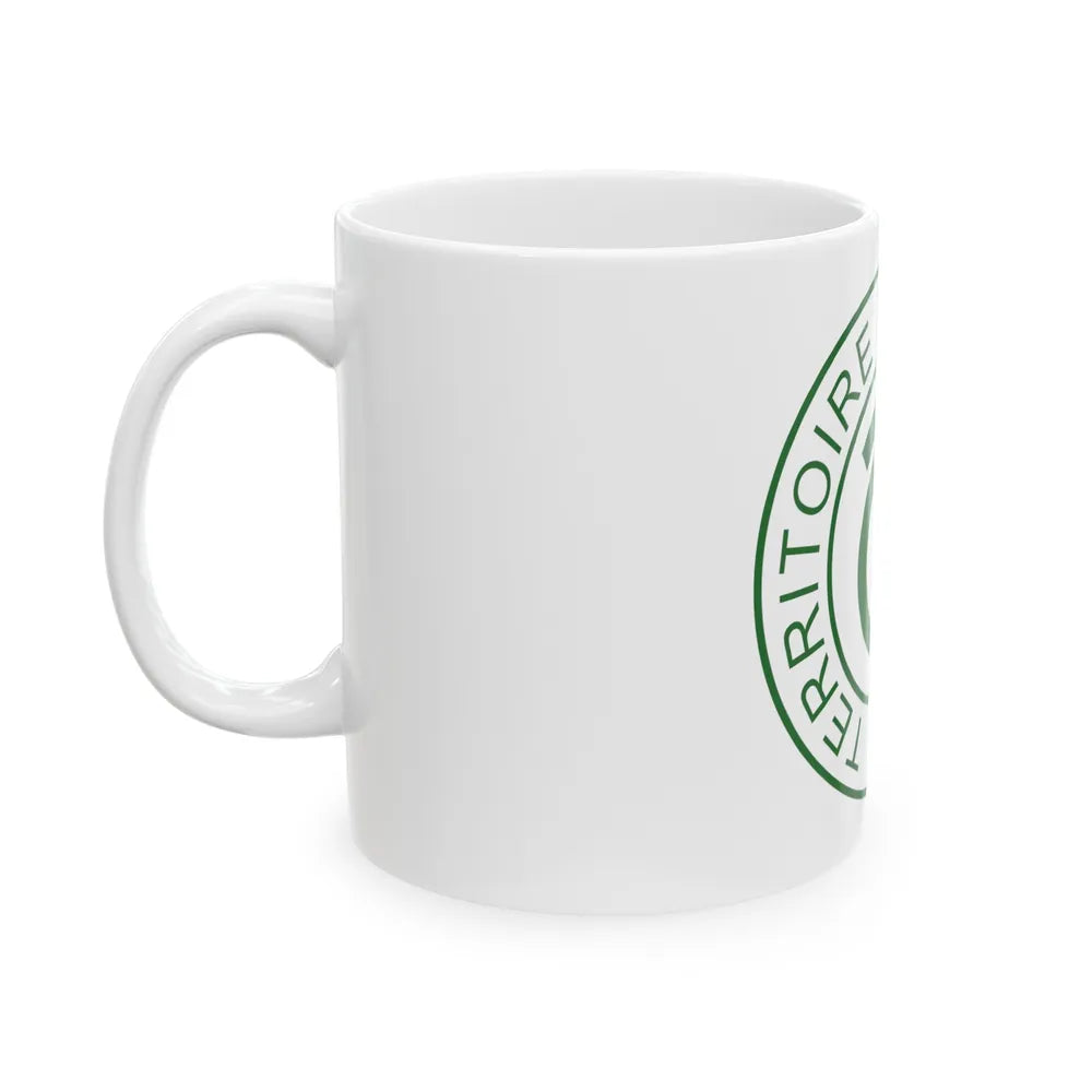 Emblem of French Cameroon - White Coffee Mug-Go Mug Yourself