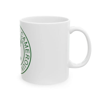 Emblem of French Cameroon - White Coffee Mug-Go Mug Yourself