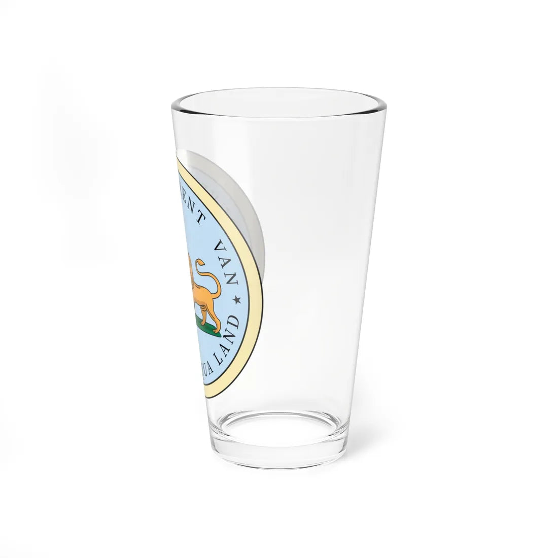 Emblem of Griqualand East (South Africa) (Coat of Arms) Pint Glass 16oz - Go Mug Yourself