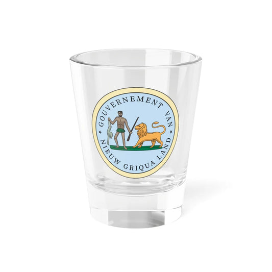 Emblem of Griqualand East (South Africa) (Coat of Arms) Shot Glass 1.5oz 1.5oz - Go Mug Yourself