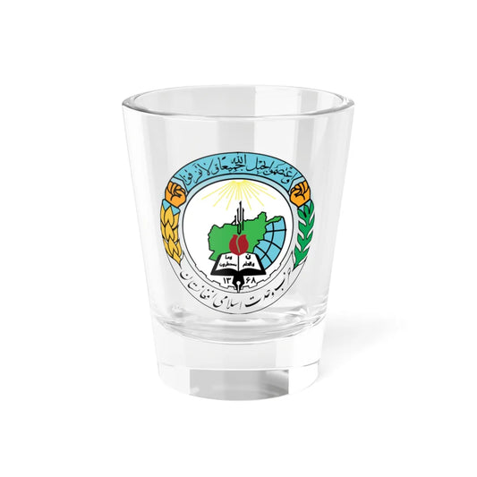 Emblem of Hezbe Wahdat (Afghanistan) (Coat of Arms) Shot Glass 1.5oz 1.5oz - Go Mug Yourself