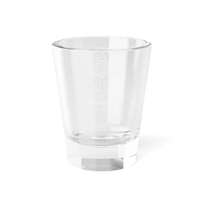 Emblem of India navy blue (India) (Coat of Arms) Shot Glass 1.5oz - Go Mug Yourself