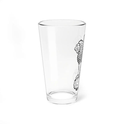 Emblem of India without motto (India) (Coat of Arms) Pint Glass 16oz - Go Mug Yourself