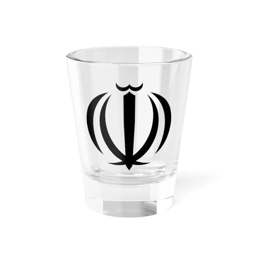 Emblem of Iran (Iran) (Coat of Arms) Shot Glass 1.5oz 1.5oz - Go Mug Yourself