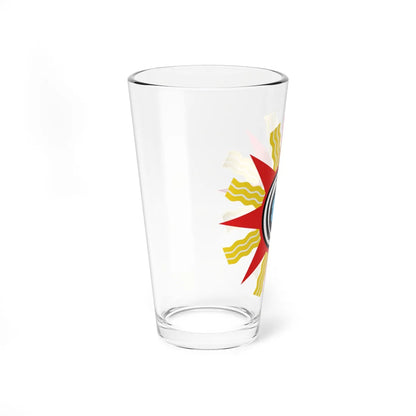 Emblem of Iraq 1959-1965 (Iraq) (Coat of Arms) Pint Glass 16oz - Go Mug Yourself