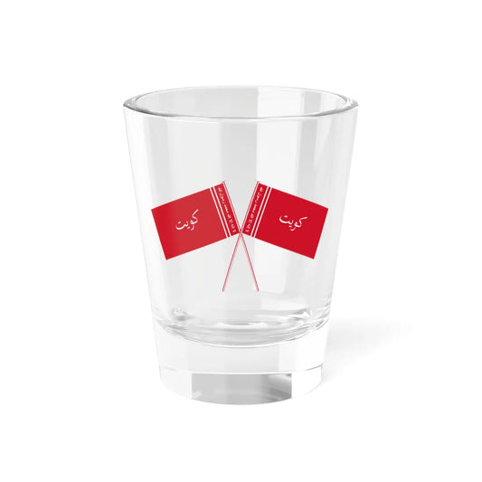 Emblem of Kuwait 1921-1940 (Kuwait) (Coat of Arms) Shot Glass 1.5oz 1.5oz - Go Mug Yourself