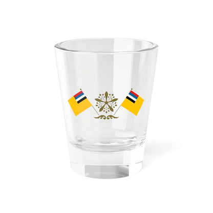 Emblem of Manchukuo (Coat of Arms) Shot Glass 1.5oz 1.5oz - Go Mug Yourself