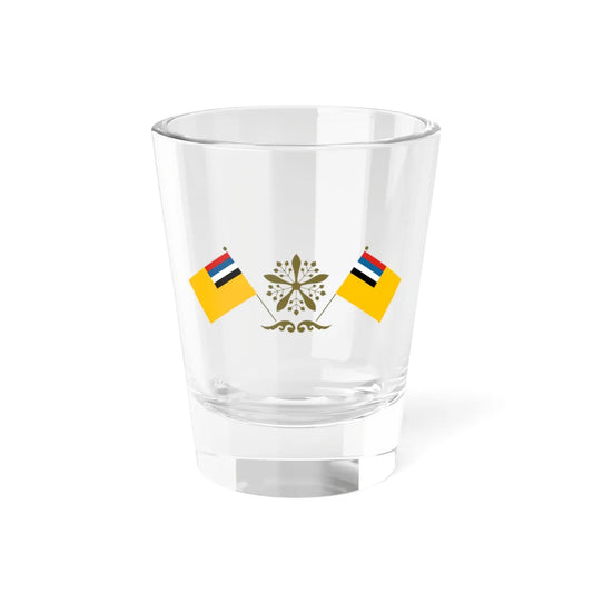 Emblem of Manchukuo (Coat of Arms) Shot Glass 1.5oz 1.5oz - Go Mug Yourself