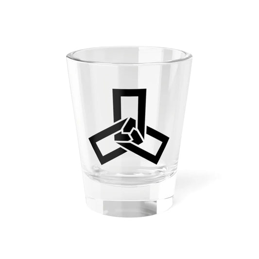 Emblem of Mikuni Fukui 1968-2006 (Japan) (Coat of Arms) Shot Glass 1.5oz 1.5oz - Go Mug Yourself