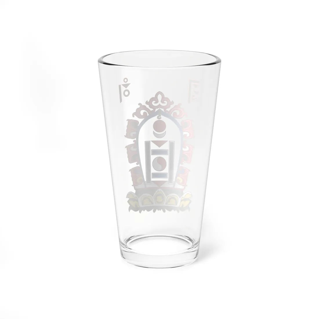 Emblem of Mongolia 191124 (Mongolia) (Coat of Arms) Pint Glass 16oz - Go Mug Yourself