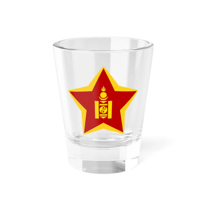 Emblem of Mongolian Peoples Army (Mongolia) (Coat of Arms) Shot Glass 1.5oz 1.5oz - Go Mug Yourself