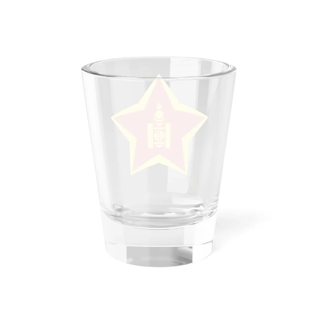 Emblem of Mongolian Peoples Army (Mongolia) (Coat of Arms) Shot Glass 1.5oz - Go Mug Yourself