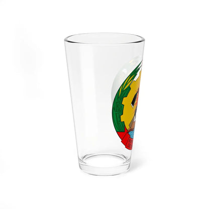 Emblem of Mozambique 1975-1982 (Mozambique) (Coat of Arms) Pint Glass 16oz - Go Mug Yourself