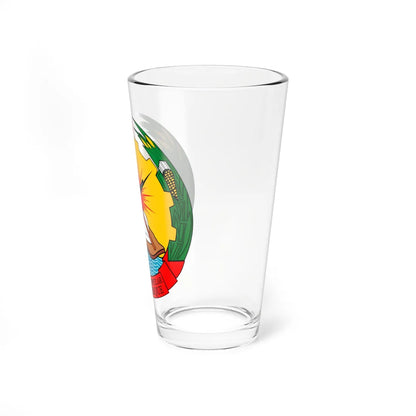 Emblem of Mozambique 1975-1982 (Mozambique) (Coat of Arms) Pint Glass 16oz - Go Mug Yourself