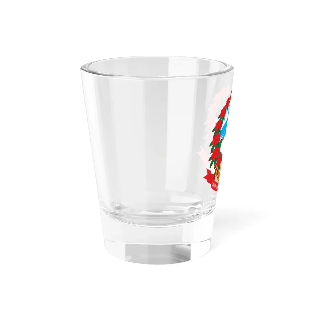 Emblem of Nepal alternative (Nepal) (Coat of Arms) Shot Glass 1.5oz - Go Mug Yourself