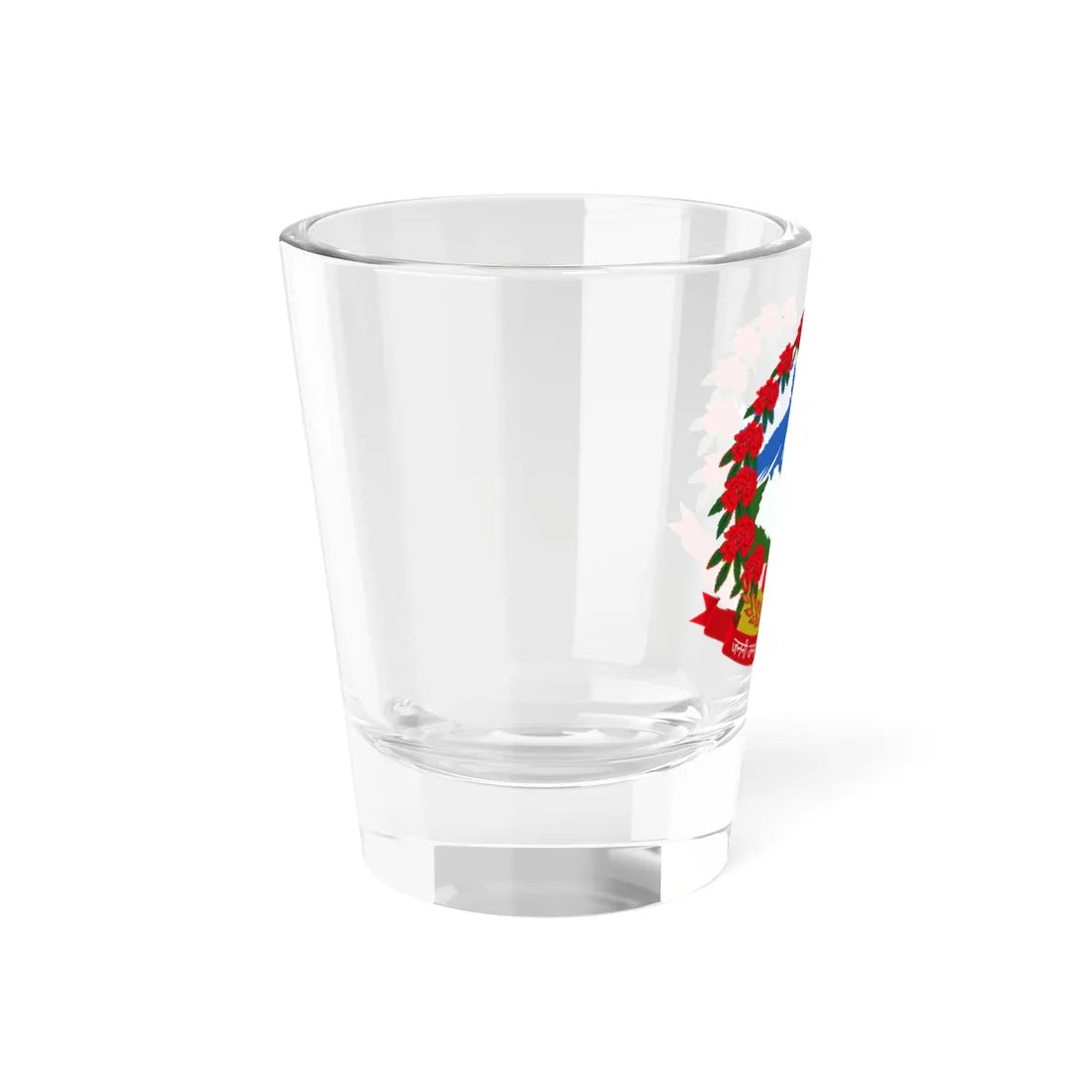 Emblem of Nepal (Nepal) (Coat of Arms) Shot Glass 1.5oz - Go Mug Yourself