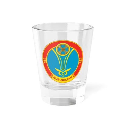 Emblem of Nur-Sultan-1 (Kazakhstan) (Coat of Arms) Shot Glass 1.5oz 1.5oz - Go Mug Yourself