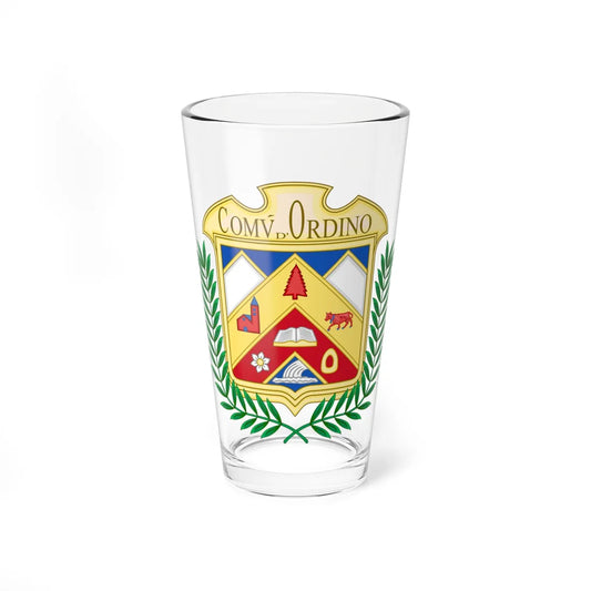 Emblem of Ordino (Andorra) (Coat of Arms) Pint Glass 16oz 16oz - Go Mug Yourself