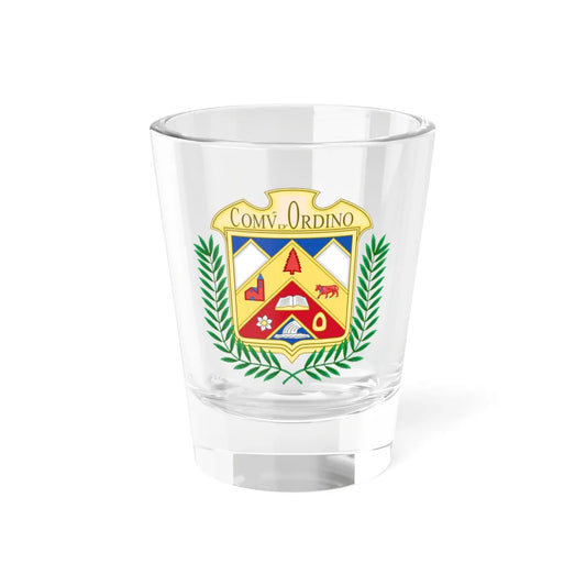 Emblem of Ordino (Andorra) (Coat of Arms) Shot Glass 1.5oz 1.5oz - Go Mug Yourself
