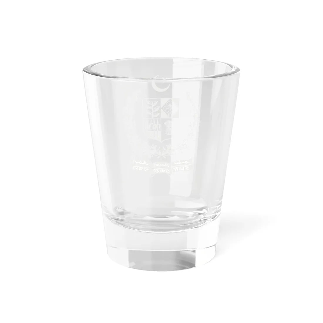 Emblem of Pakistan 1954-1972 (Pakistan) (Coat of Arms) Shot Glass 1.5oz - Go Mug Yourself