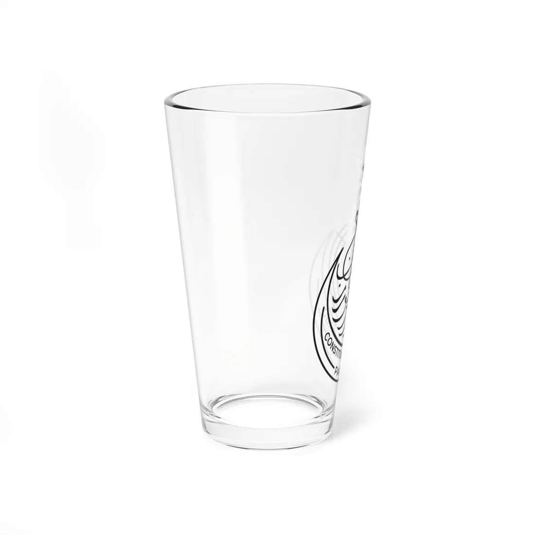 Emblem of Pakistan Constituent Assembly (Pakistan) (Coat of Arms) Pint Glass 16oz - Go Mug Yourself