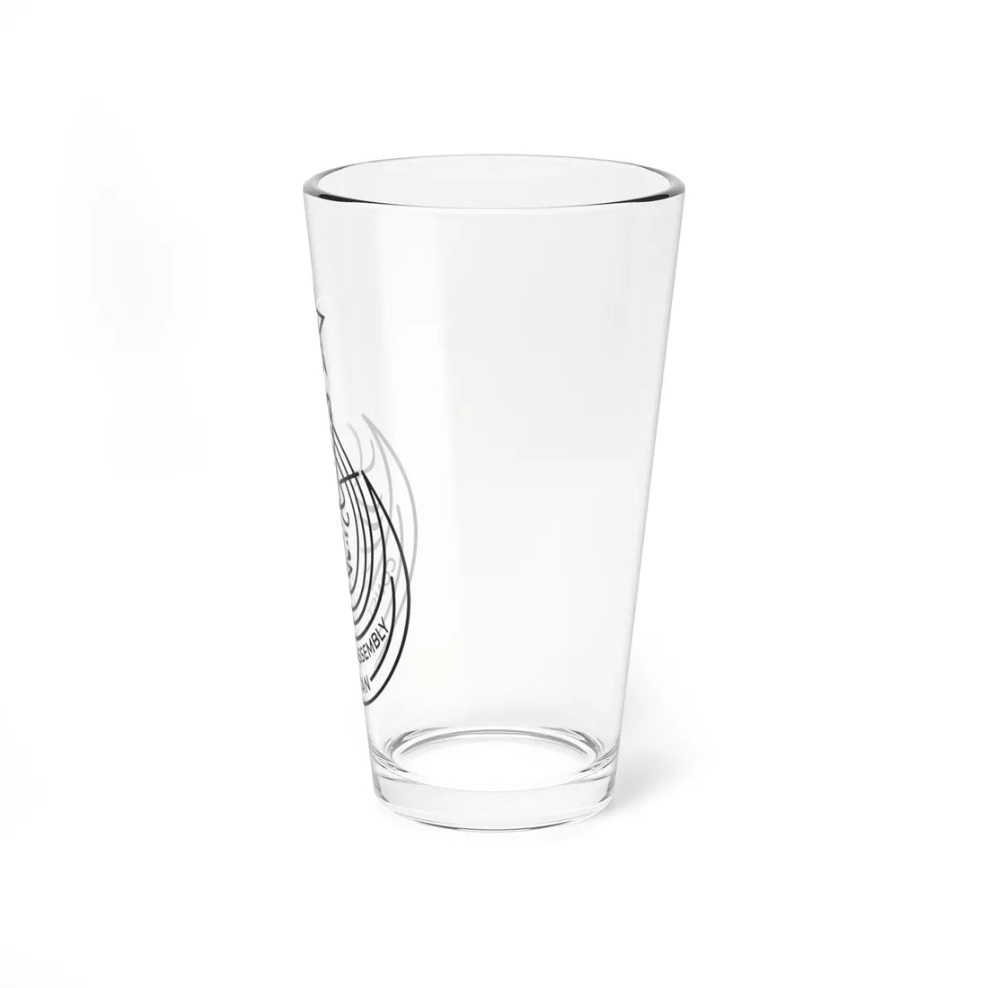 Emblem of Pakistan Constituent Assembly (Pakistan) (Coat of Arms) Pint Glass 16oz - Go Mug Yourself