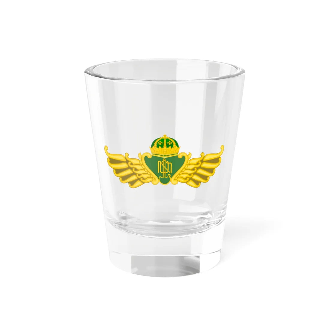 Emblem of Pakualaman (Indonesia) (Coat of Arms) Shot Glass 1.5oz 1.5oz - Go Mug Yourself
