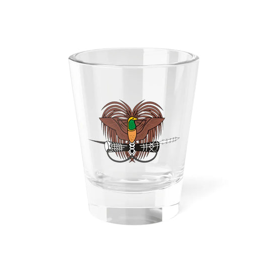 Emblem of Papua New Guinea (Guinea) (Coat of Arms) Shot Glass 1.5oz 1.5oz - Go Mug Yourself