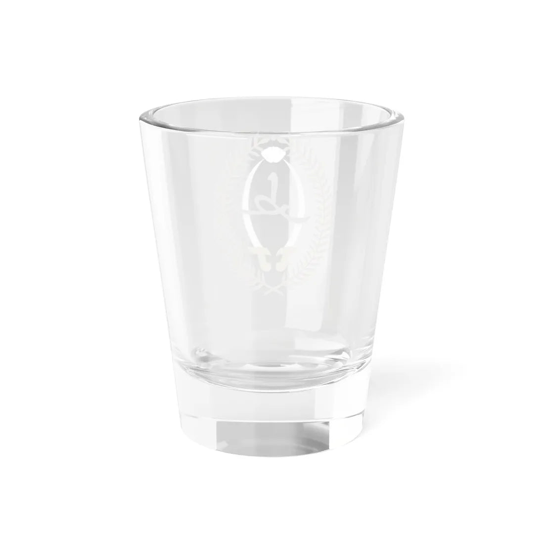 Emblem of Qatar 1966-1976 (Qatar) (Coat of Arms) Shot Glass 1.5oz - Go Mug Yourself