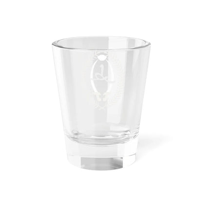 Emblem of Qatar 1966-1976 (Qatar) (Coat of Arms) Shot Glass 1.5oz - Go Mug Yourself
