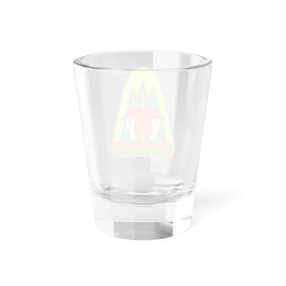 Emblem of Satovcha Municipality (Bulgaria) (Coat of Arms) Shot Glass 1.5oz - Go Mug Yourself