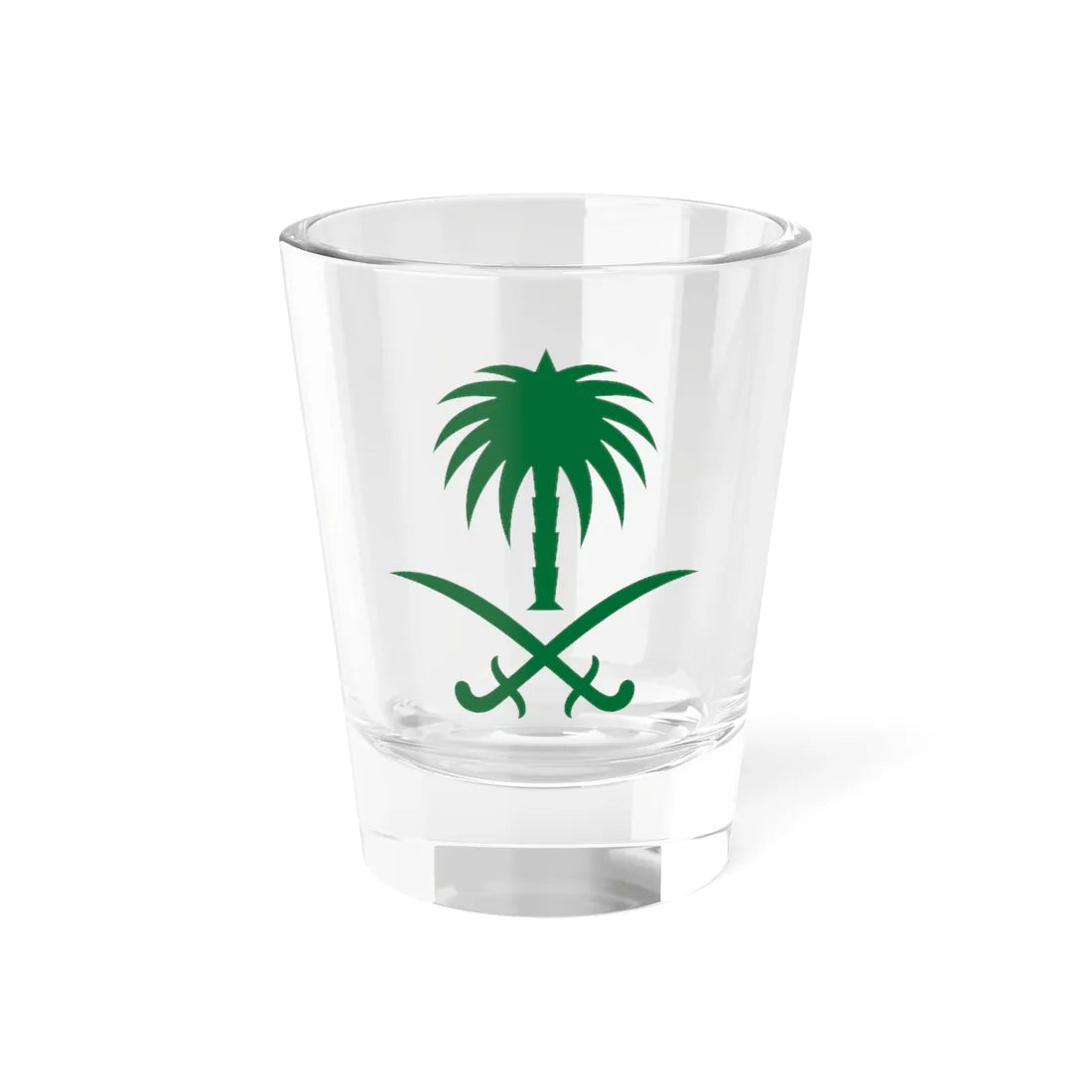 Emblem of Saudi Arabia 2 (Saudi Arabia) (Coat of Arms) Shot Glass 1.5oz 1.5oz - Go Mug Yourself