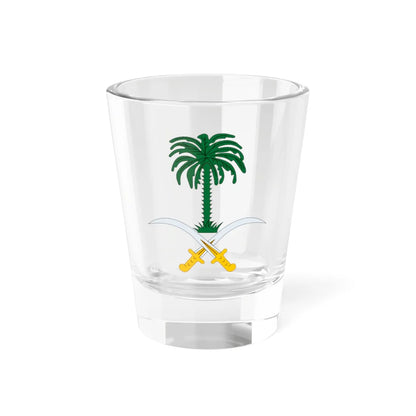 Emblem of Saudi Arabia (Saudi Arabia) (Coat of Arms) Shot Glass 1.5oz 1.5oz - Go Mug Yourself