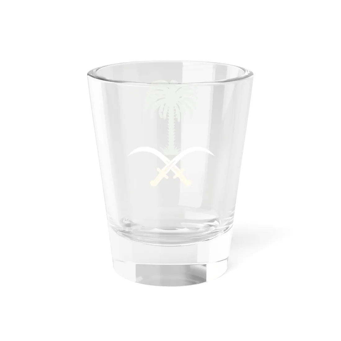 Emblem of Saudi Arabia (Saudi Arabia) (Coat of Arms) Shot Glass 1.5oz - Go Mug Yourself