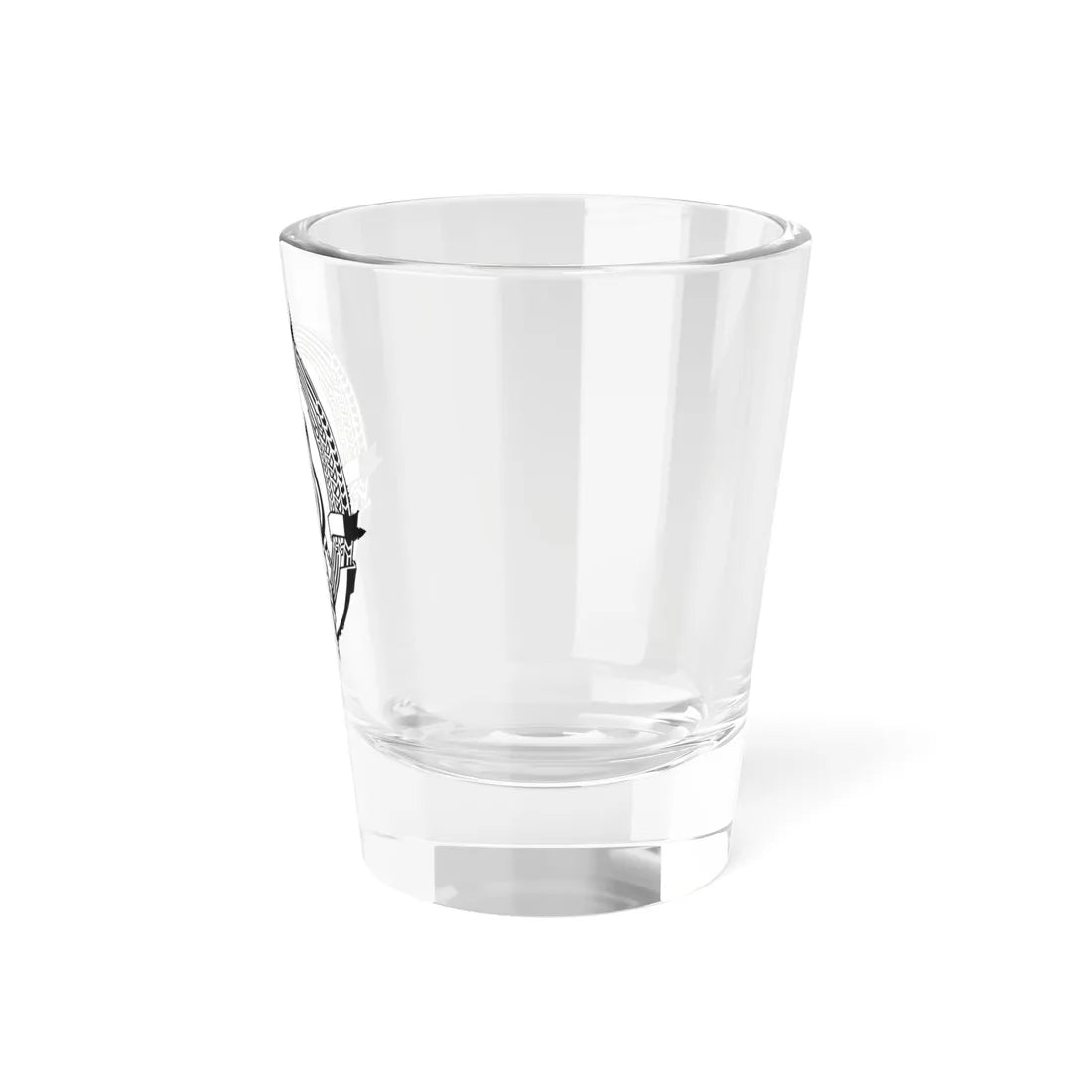Emblem of SFR Yugoslavia stamp version (Yugoslavia) (Coat of Arms) Shot Glass 1.5oz - Go Mug Yourself