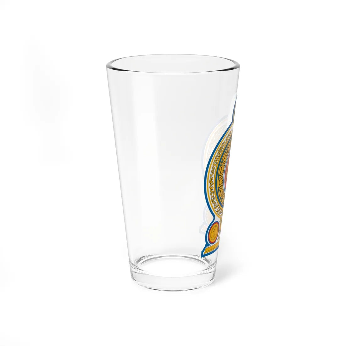 Emblem of Sri Lanka (Sri Lanka) (Coat of Arms) Pint Glass 16oz - Go Mug Yourself