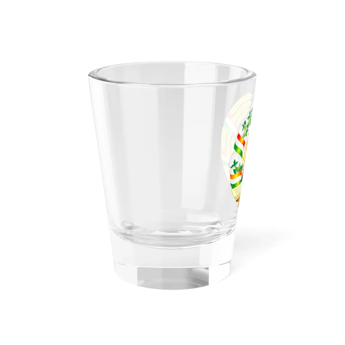 Emblem of Tajikistan 2 (Tajikistan) (Coat of Arms) Shot Glass 1.5oz - Go Mug Yourself