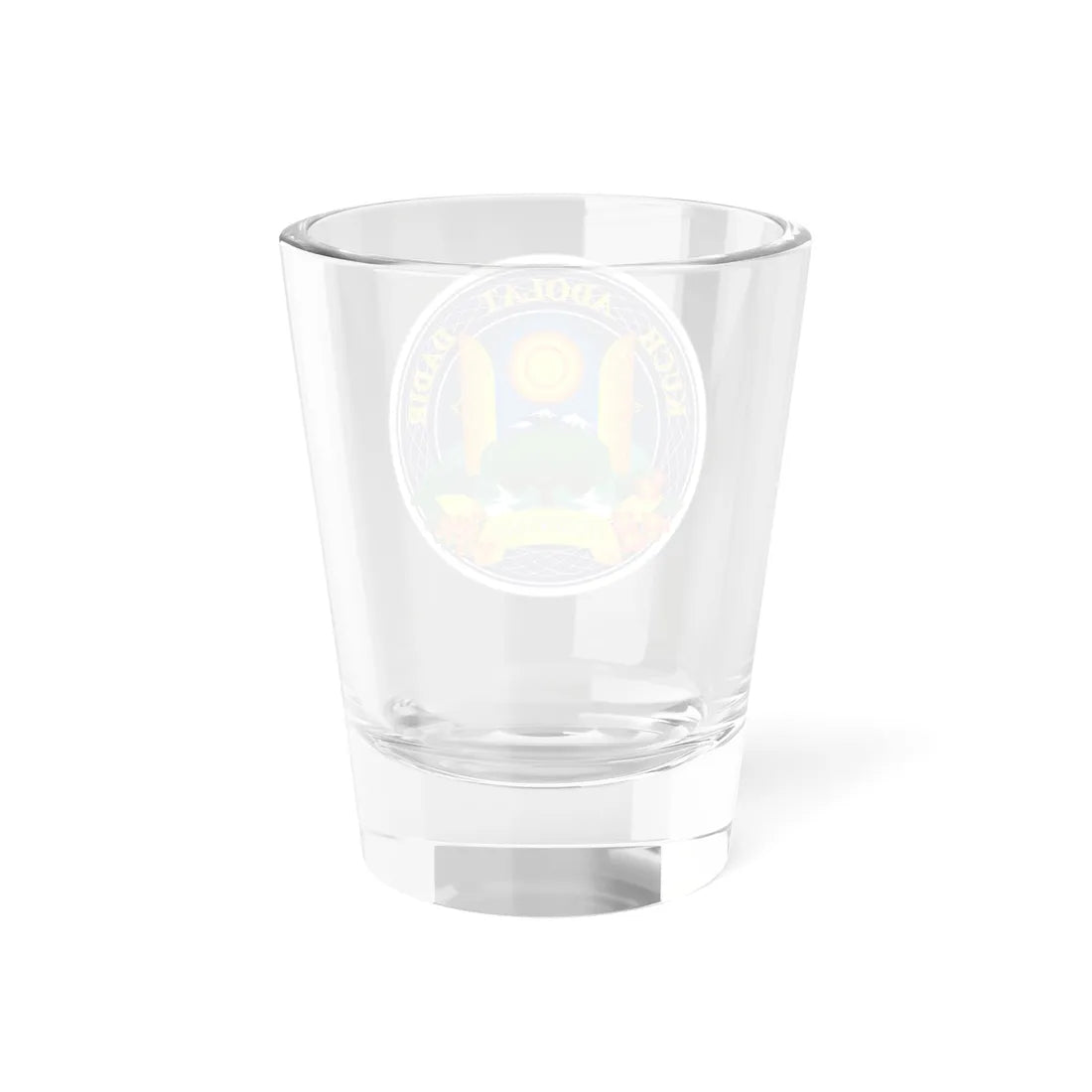 Emblem of Tashkent (Uzbekistan) (Coat of Arms) Shot Glass 1.5oz - Go Mug Yourself