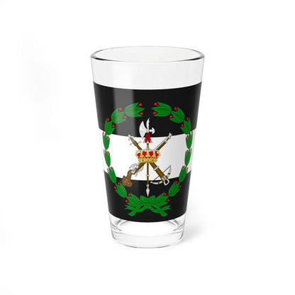 Emblem of the 3rd Spanish Legion Tercio Don Juan de Austria (Spain) (Coat of Arms) Pint Glass 16oz 16oz - Go Mug Yourself
