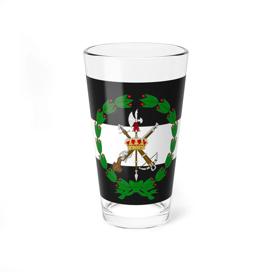 Emblem of the 3rd Spanish Legion Tercio Don Juan de Austria (Spain) (Coat of Arms) Pint Glass 16oz 16oz - Go Mug Yourself