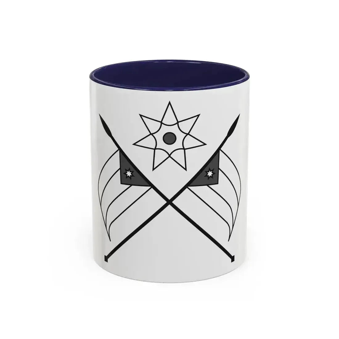 Emblem of the Arab Kingdom of Syria (1920) - Accent Coffee Mug 11oz Navy - Go Mug Yourself