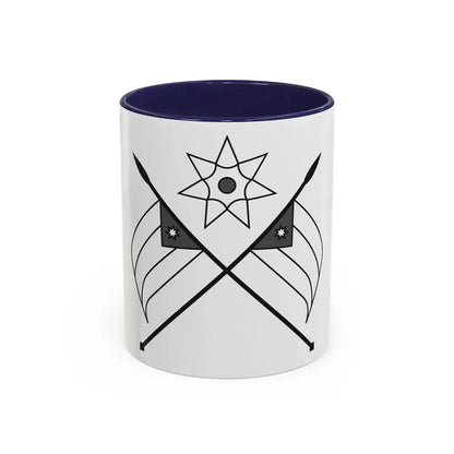 Emblem of the Arab Kingdom of Syria (1920) - Accent Coffee Mug 11oz Navy - Go Mug Yourself