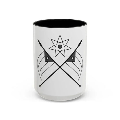 Emblem of the Arab Kingdom of Syria (1920) - Accent Coffee Mug 15oz Black - Go Mug Yourself