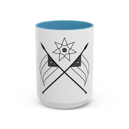 Emblem of the Arab Kingdom of Syria (1920) - Accent Coffee Mug 15oz Light Blue - Go Mug Yourself