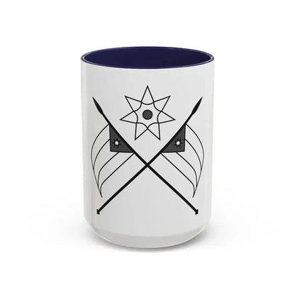 Emblem of the Arab Kingdom of Syria (1920) - Accent Coffee Mug 15oz Navy - Go Mug Yourself