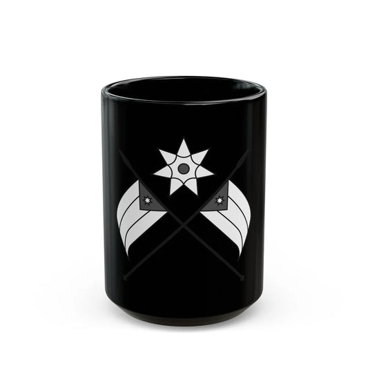 Emblem of the Arab Kingdom of Syria (1920) - Black Coffee Mug-15oz-Go Mug Yourself