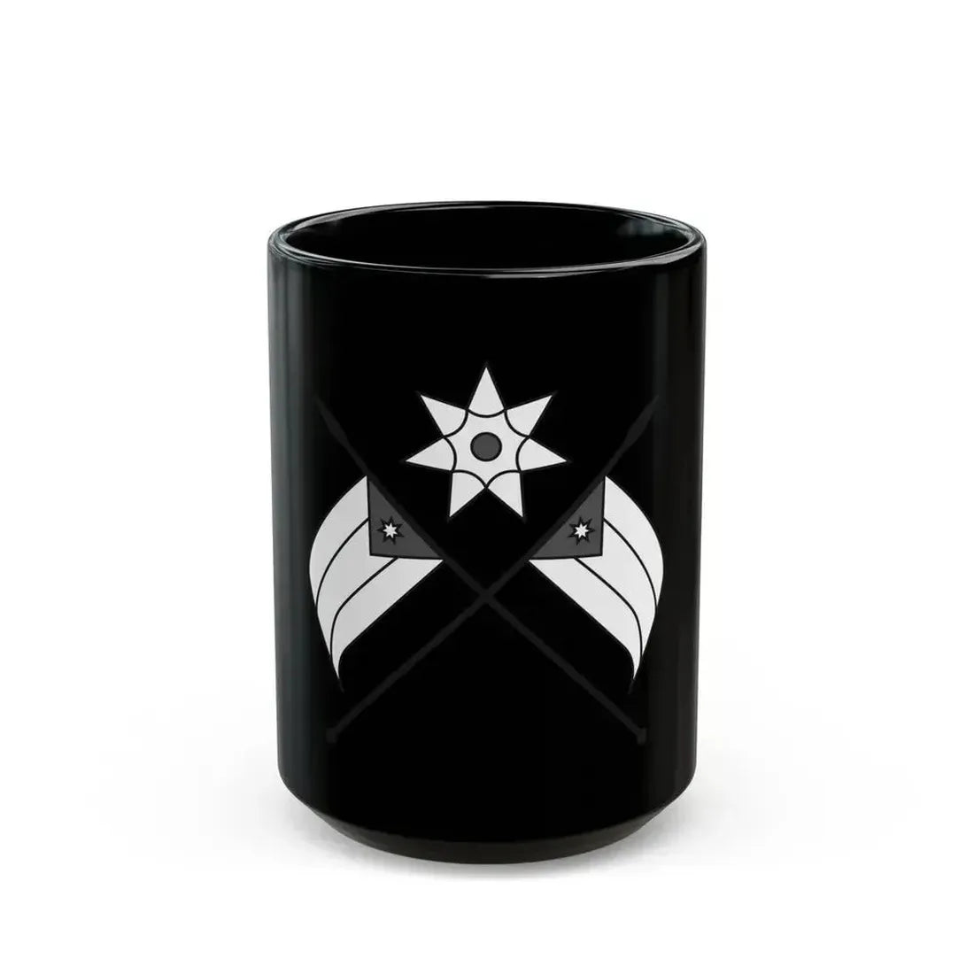 Emblem of the Arab Kingdom of Syria (1920) - Black Coffee Mug 15oz - Go Mug Yourself
