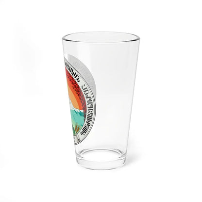 Emblem of the Armenian SSR 1922 (Armenia) (Coat of Arms) Pint Glass 16oz - Go Mug Yourself