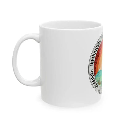 Emblem of the Armenian SSR (1922) - White Coffee Mug - Go Mug Yourself